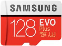 Карта памяти micro SDXC Samsung Evo Plus 128 gb. class 10, 4k
