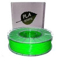 PLA Ecofil пластик Стримпласт 1.75 мм для 3D-принтеров, 1 кг зеленый люминесцентный