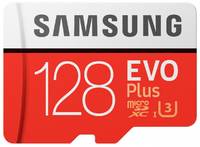 Карта памяти Samsung microSDHC EVO PLUS 128Gb +SD adapter