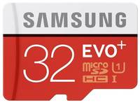 Карта памяти Samsung microSDHC EVO PLUS 32Gb +SD adapter