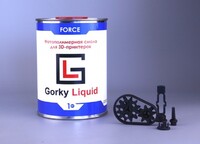 Фотополимерная смола Gorky Liquid  "Force" (1кг) Чёрная