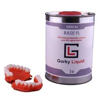 Фотополимерная смола Gorky Liquid Dental Base FL (1 кг) розовая