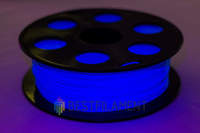 Флуоресцентный PETG пластик Bestfilament 1.75 мм для 3D-принтеров 1 кг голубой
