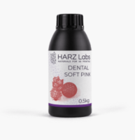 Фотополимер HARZ LABS Dental Soft Pink для 3D принтеров LCD/DLP 0.5 л 
