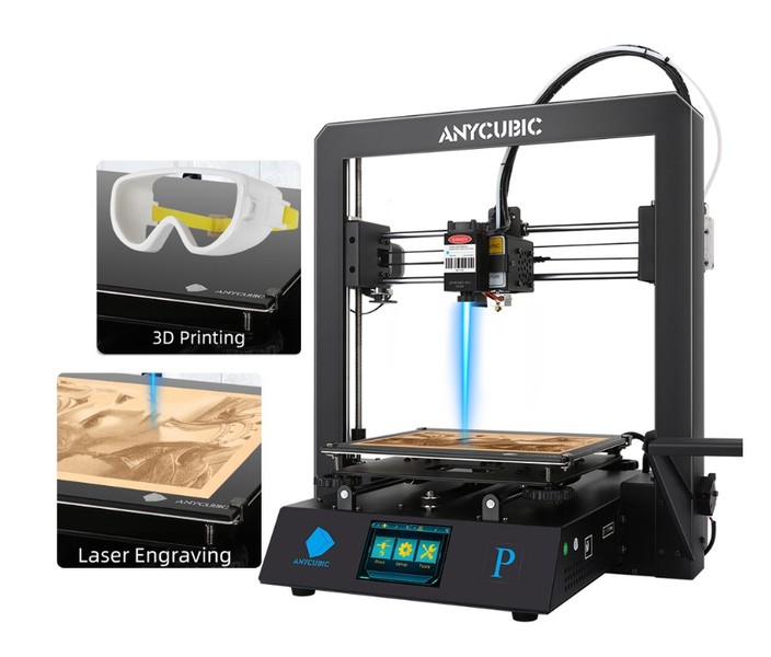 3D Принтер Anycubic mega pro ( с лазерным гравером )
