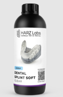 Фотополимер HARZ LABS  Dental Splint Soft для 3D принтеров LCD/DLP1 л