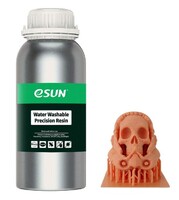 Фотополимерная смола eSUN Water-Washable Precision (0.5 кг) оранжевая